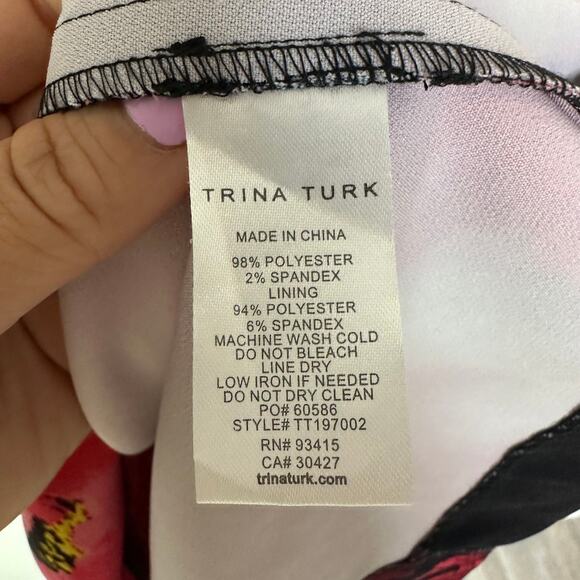 NEW Trina Trina Turk Floral Sheath Dress size 6 - Picture 4 of 10